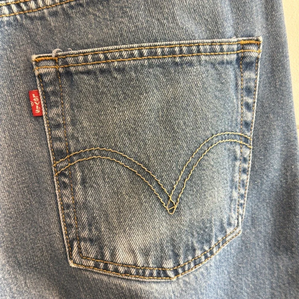 Vintage Levis Jeans 501 Mens 34X32 Blue Denim 2004 Button Fly Straight 32.5X28 - Picture 8 of 16